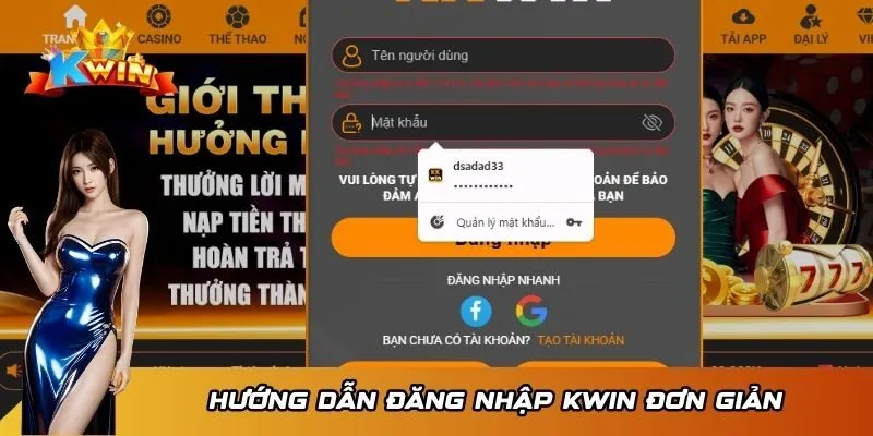 Đăng Nhập KWIN 1 Hướng dẫn đăng nhập KWIN đơn giản cho người mới